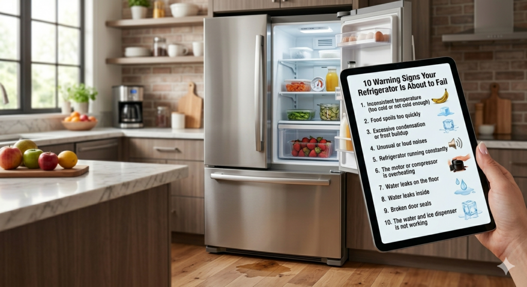 10 Warning Signs Your Refrigerator Is About to Fail