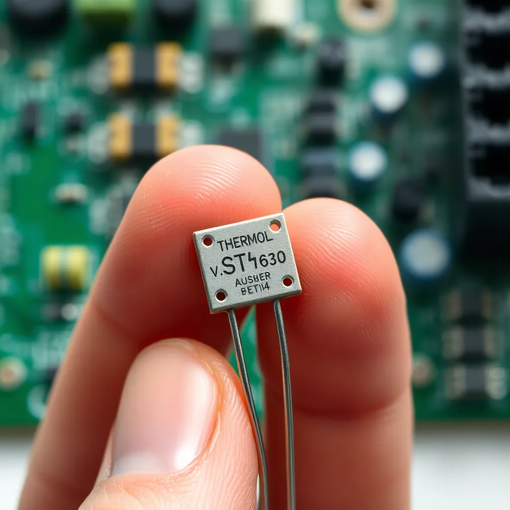 Thermistor temperature sensor used in appliance temperature control