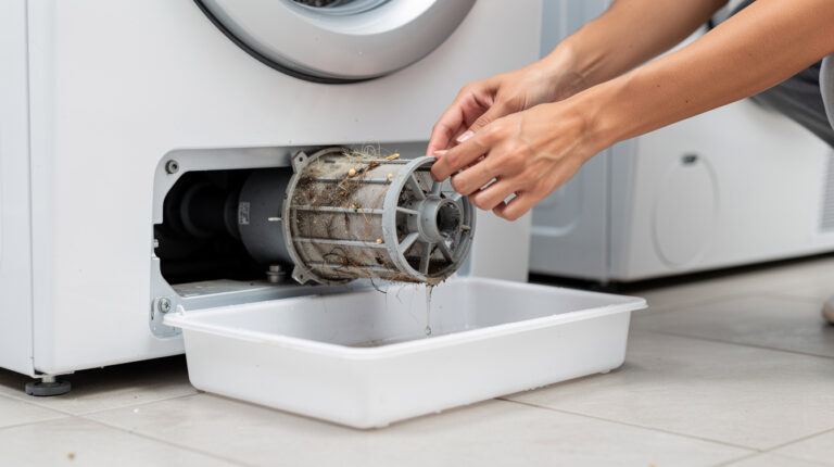 How to Clean Your Washing Machine Pump Filter